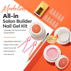 modelones dual-ended brush closeup for accurate placement and cleaner apex shaping