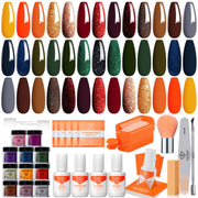 modelones front packaging showing complete dip powder kit, quick home results
