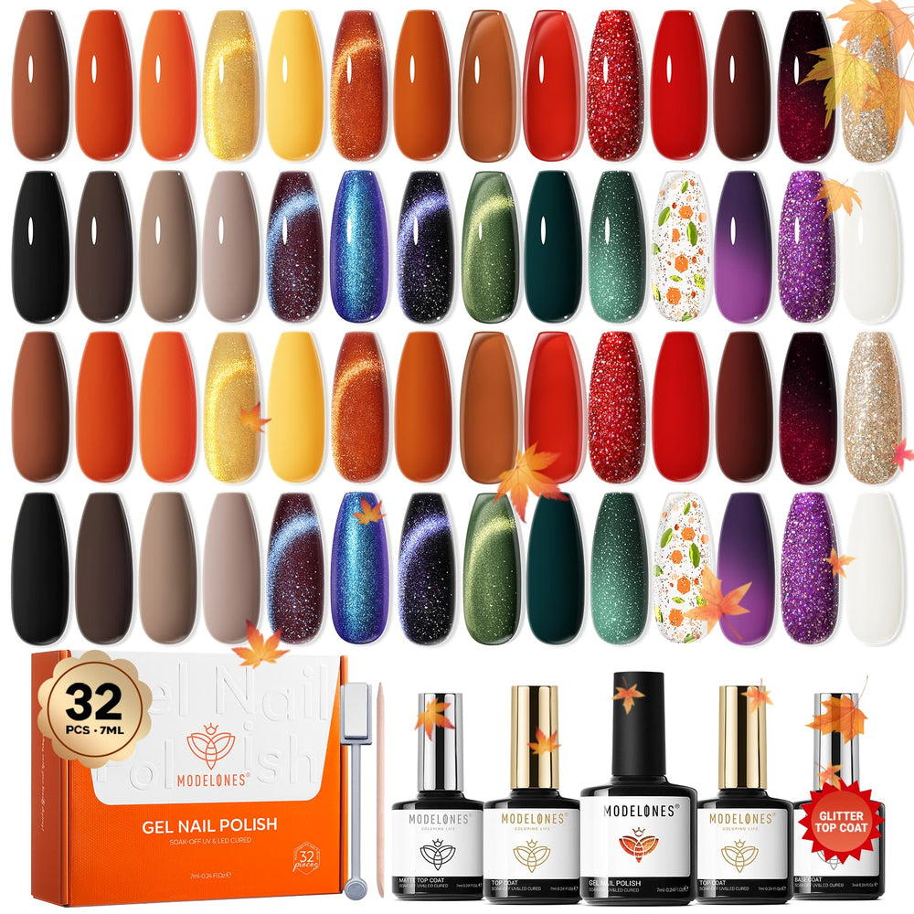 modelones front packaging showing full fall gel kit and easy storage benefit