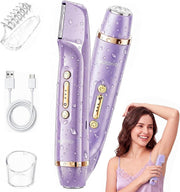 MOEDIYO front view showing dual‑head trimmer and ergonomic grip for easy handling