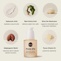 Moon Juice serum droplet on fingertip demonstrating easy application