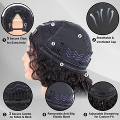 MOONBAY detail of spiral ends highlighting curl definition and voluminous finish benefit