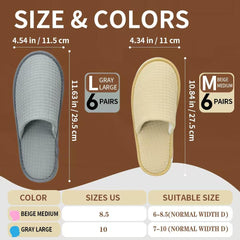 moonsmile slippers worn by guest providing quick slip-on comfort benefit