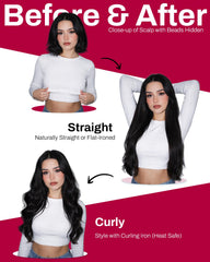 Moresoo length comparison illustrating true 24 inch extensions for scale
