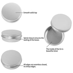 Moretoes stacked tins beside ruler showing scale and stackability benefit