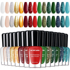 Morovan front packaging showing full 15-color holiday palette for gifting