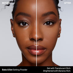 MORPHE open sifter close-up revealing finely milled powder and controlled dispensing