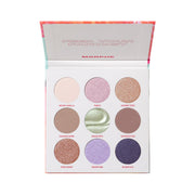 MORPHE palette front view showing compact design and color story benefits