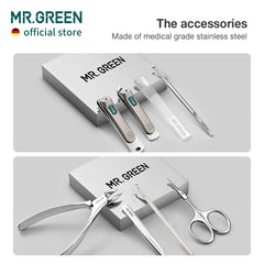MR.GREEN nano-glass nail file detail highlighting smooth edge finishing benefit