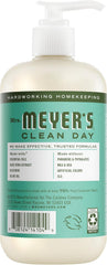 Mrs. MEYER'S Geranium bottle label close-up showing fresh garden fragrance