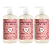 Mrs. Meyer's front packaging showing Rose scent and benefits
