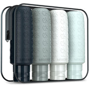 Mrsdry front view of four bottles showing compact packing benefit