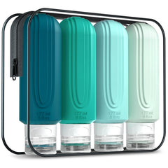 Mrsdry front packaging showing four bottles and PVC pouch, convenient travel set