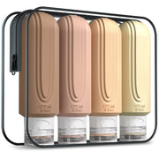 Mrsdry front packaging view showing four bottles and pouch, easy travel organization