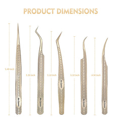 Ms.Queen close-up of fine aligned tips highlighting precise grip for 0.03mm lash handling