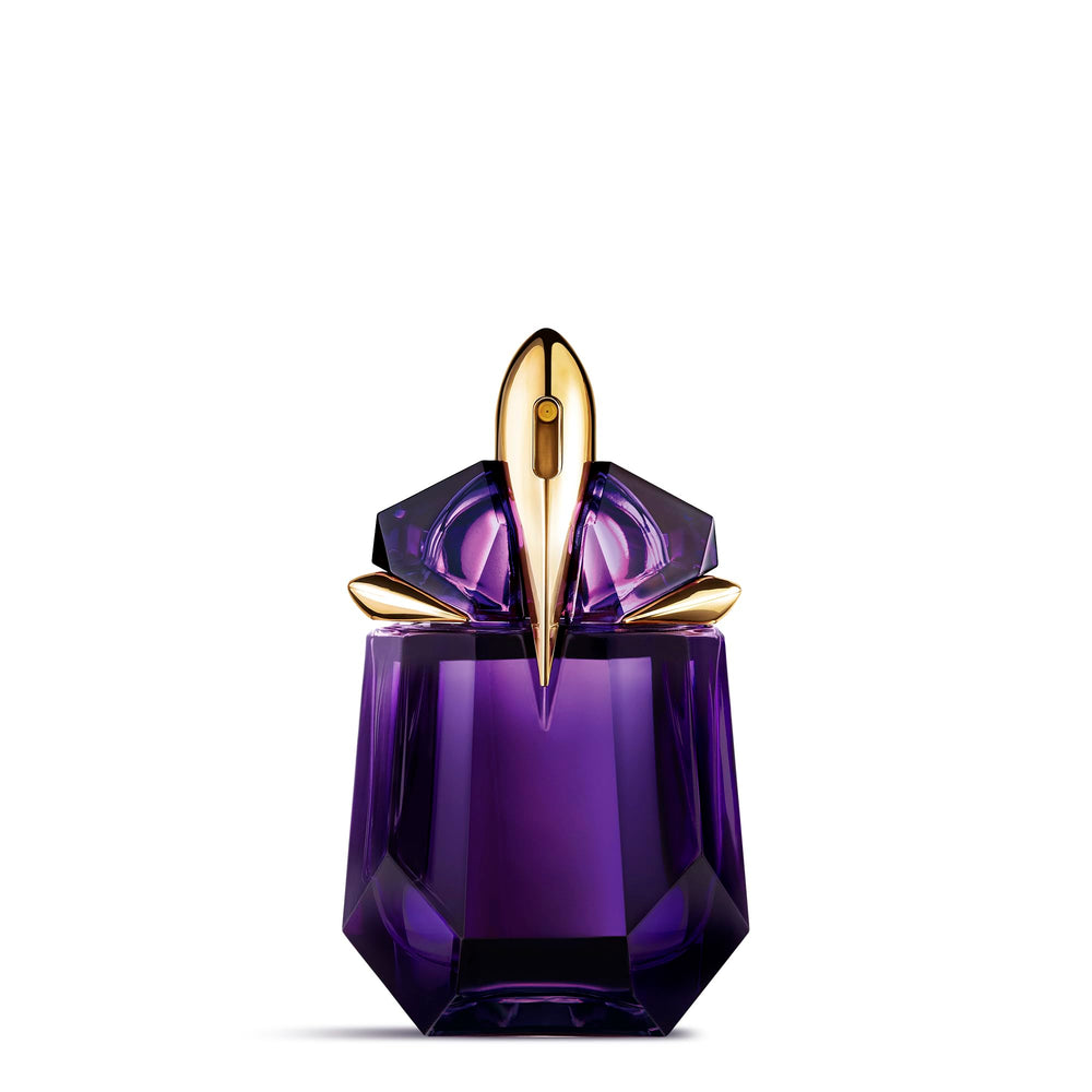 Mugler Alien front bottle showing sculptural design and collectible appeal