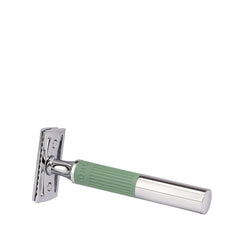 MÜHLE NEO close-up of sage green silicone grip for secure, comfortable control