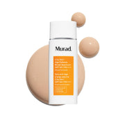 Murad bottle front packaging showing clean zinc sunscreen protection