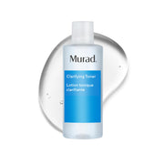 Murad clarifying toner front bottle showing packaging and capacity benefit