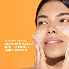 Murad cleanser lather texture demonstrating gentle foaming action