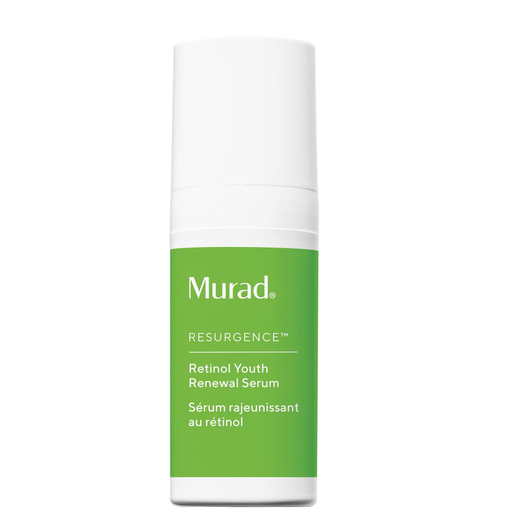 Murad bottle front view showing product and premium finish benefits visible results