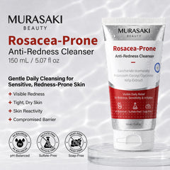 MURASAKI BEAUTY gel texture close-up demonstrating gentle lather
