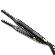 mvxitanny front view mini flat iron showing compact design and portability