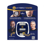 My Perfect Goatee packaging front showing tool and benefits
