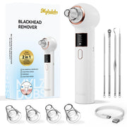 Mylzdobs front view showing compact white pore vacuum and controls for easy use