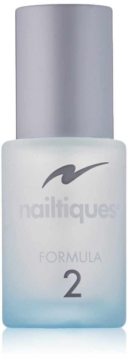 Nailtiques Formula 2 front bottle showing compact travel size and strength benefit