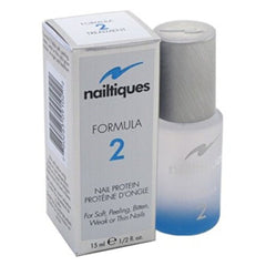 Nailtiques front bottle showing formula and improving nail resilience