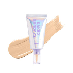 Naked Sundays front packaging showing BeautyScreen SPF50 tint and benefits