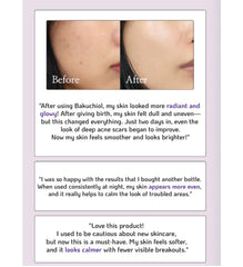 Nano Recipe label details highlighting cold-pressed bakuchiol and ingredient transparency