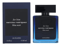 Narciso Rodriguez Bleu Noir front packaging showing bottle and branding for easy recognition