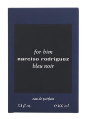 Narciso Rodriguez Bleu Noir lifestyle image on dresser conveying versatile casual wear