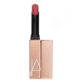 NARS Dolce Vita front packaging showing glossy dusty rose color and sleek tube benefit: travel-ready