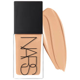 NARS Light Reflecting Foundation bottle front view showing packaging and convenient pump for effortless application