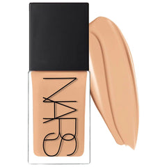 NARS Light Reflecting Foundation bottle front view showing packaging and convenient pump for effortless application