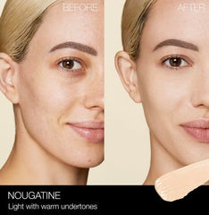 NARS concealer applied under eye showing brightening effect and crease resistance benefit