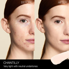 NARS concealer Chantilly swatch showing creamy texture and luminous finish