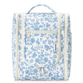 Narwey front view of hanging toiletry bag showing organized compartments and portability