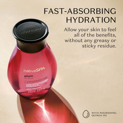 NATIVA SPA O BOTICÁRIO oil drop close-up showing silky texture benefit: fast absorption