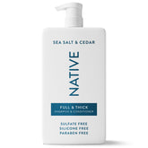 Native front bottle showing 36 fl oz size and scent benefits