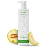 Native front bottle view showing Bare Melon scent and gentle benefit