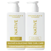 Native front packaging showing coconut and turmeric scent benefits