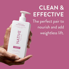 Native dispensed product texture showing lightweight lather benefit