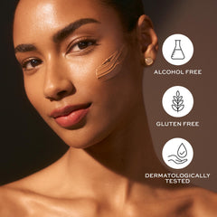 Natura Bissé swatch on hand showing Deep Shade blendability and coverage
