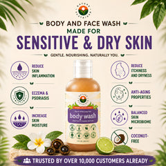 Nature Sustained soapberry lather close-up highlighting gentle foam