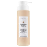 Naturium front packaging showing brightening body wash benefits