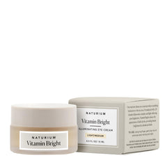 Naturium tube front view showing product branding and instant brightening benefits